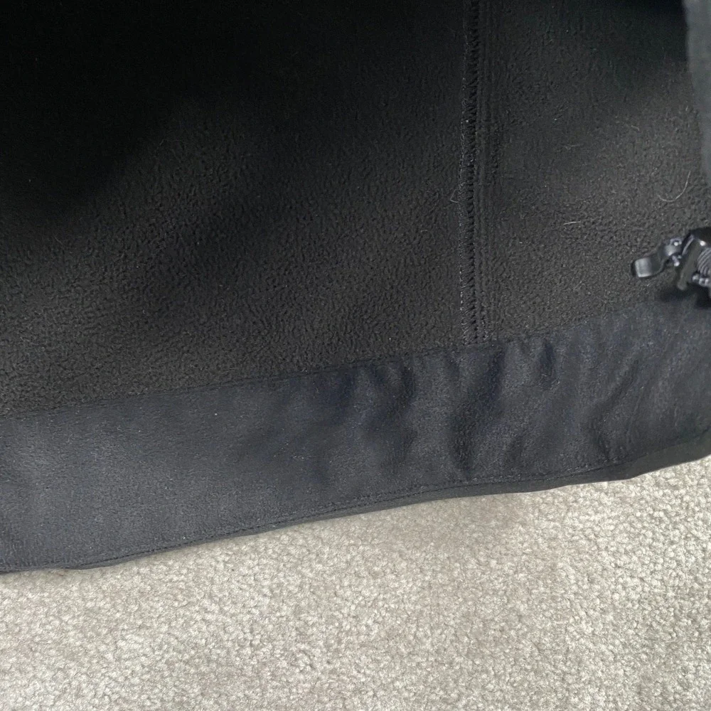 The North Face Apex Bionic Jacket Mens XL Black Softshell Windproof Fleece Lined